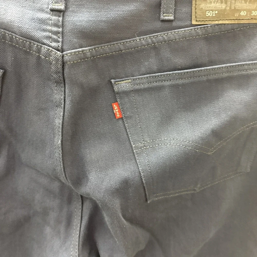 Levi's Original 501 Men's Jeans 40x30 NWOT Dark Navy Blue